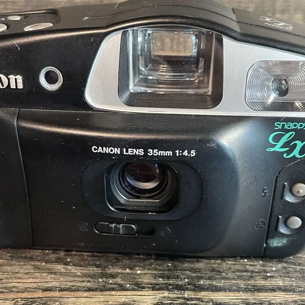 Tested Working Canon Snappy LX 35mm Point & Shoot Film Camera - Vintage Compact